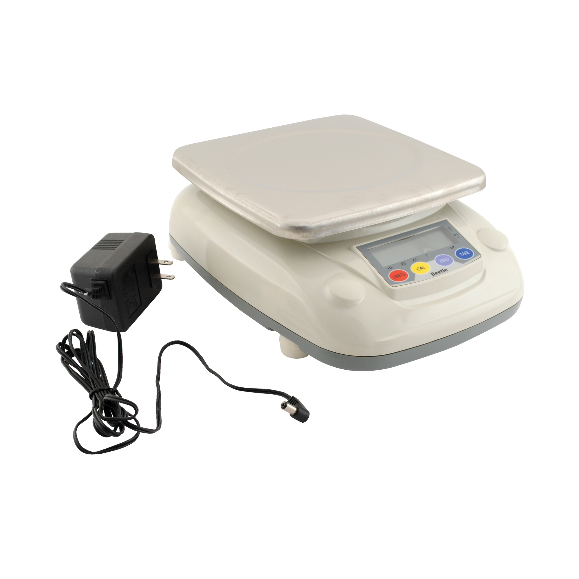Vestil Aluminum Weighing Parts Scale 10 In. x 7-5/8 In. x 4-1/2 In. 26 Lb. Capacity White